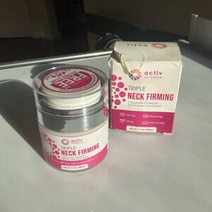 ACTIVSCIENCE Neck Firming Day & Night Anti-Wrinkle Hydrating Face Cream - 1.7Oz
